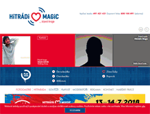 Tablet Screenshot of hitradiomagic.cz